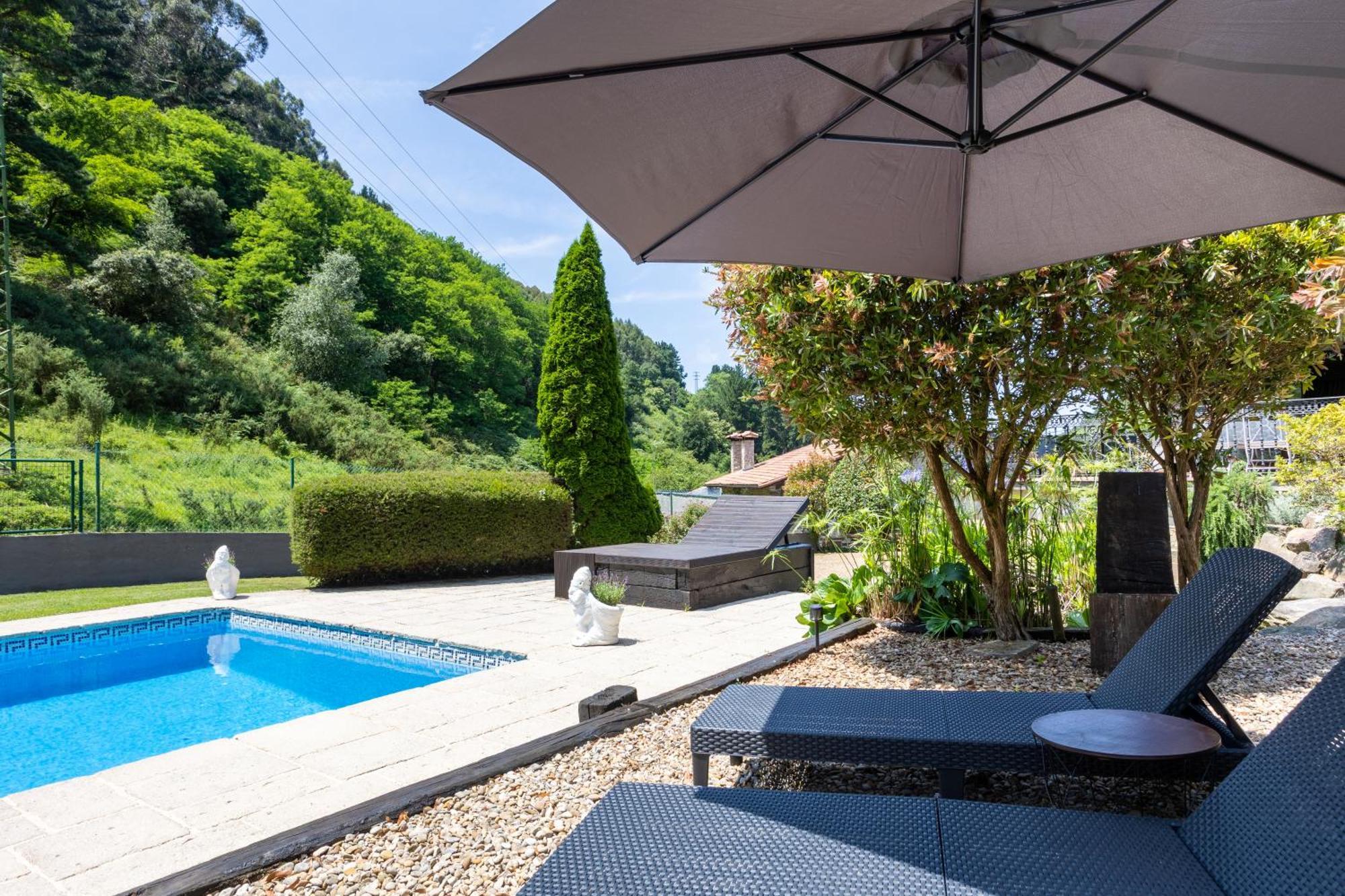 SARREN VILLA POOL by Urdaibai Rentals Bermeo Bagian luar foto