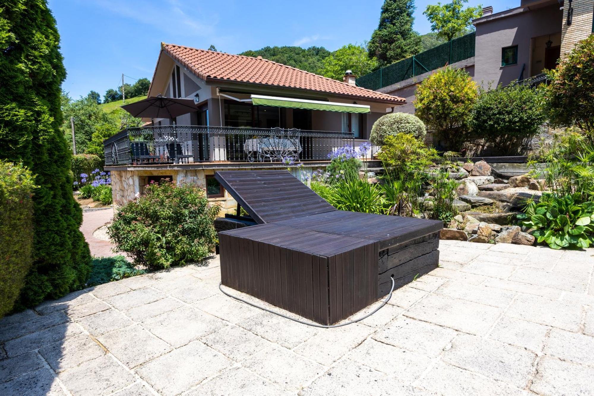 SARREN VILLA POOL by Urdaibai Rentals Bermeo Bagian luar foto